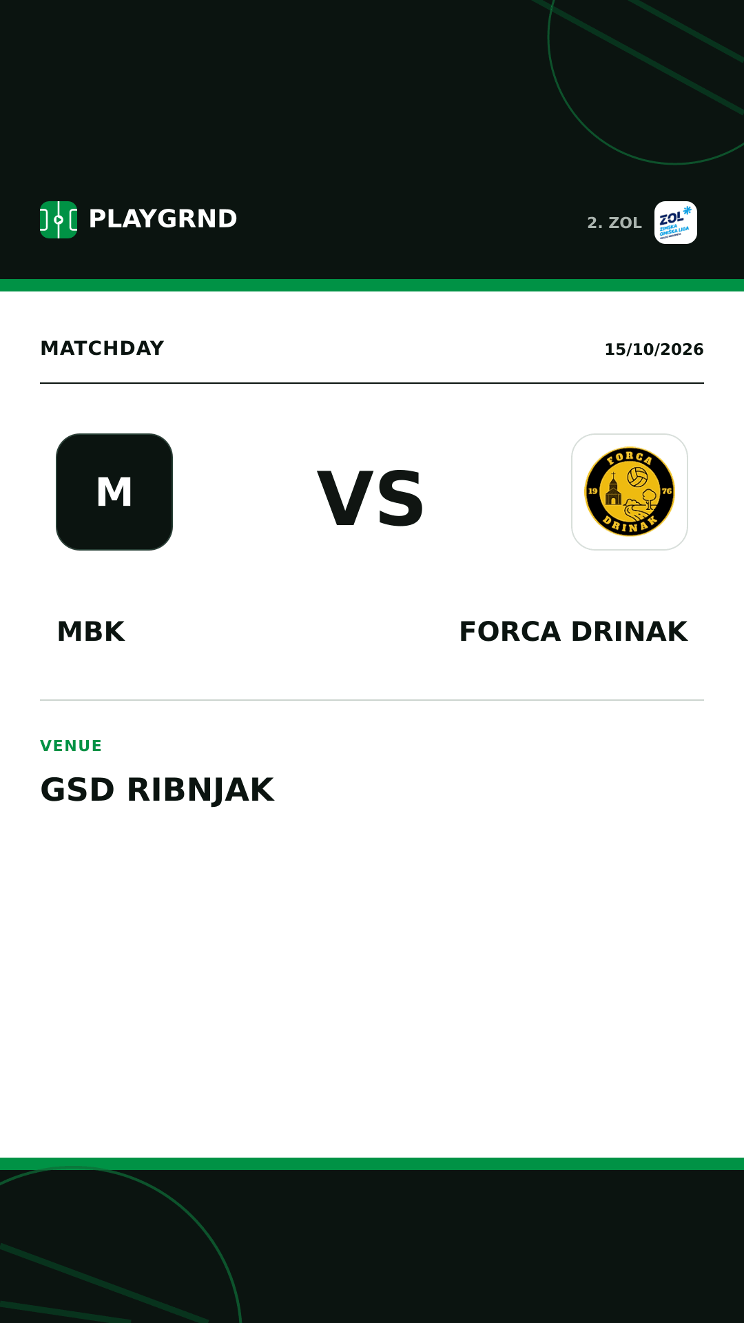 Instagram artwork: MBK vs Forca Drinak