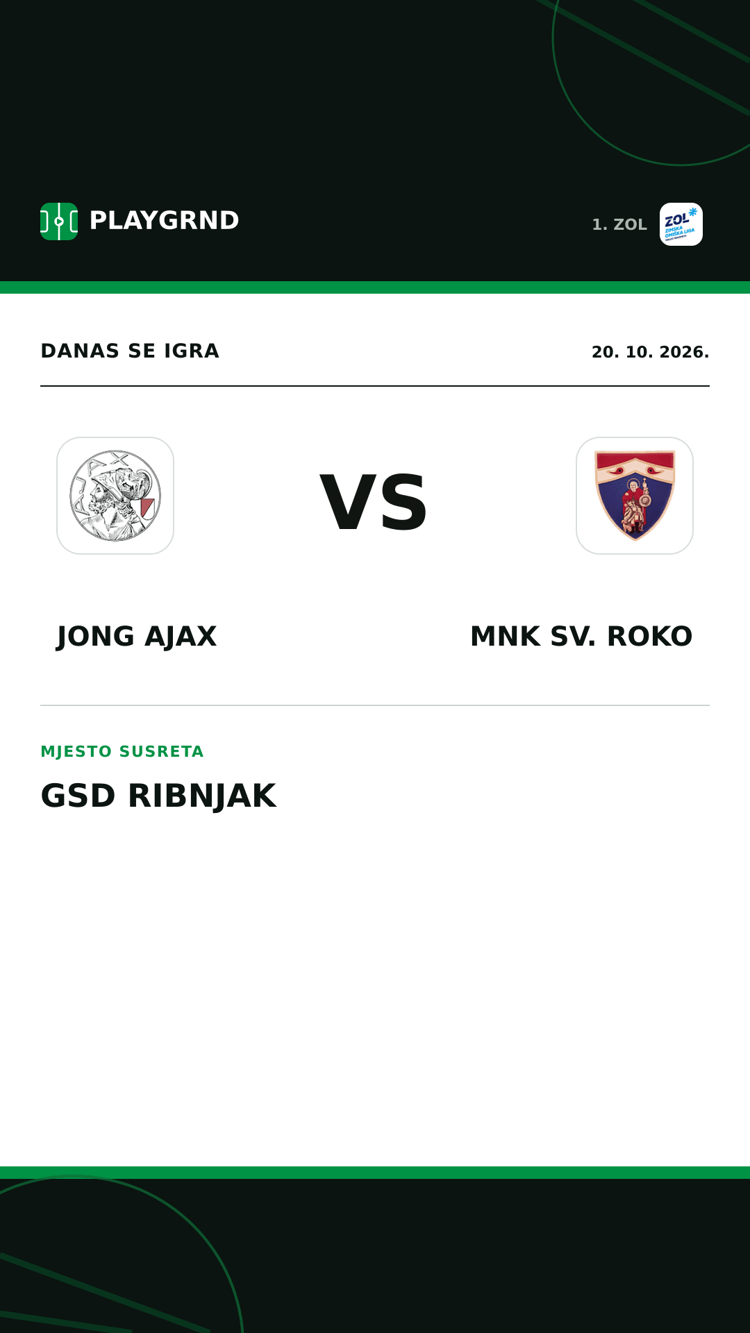 Instagram slika: Jong Ajax vs MNK Sv. Roko