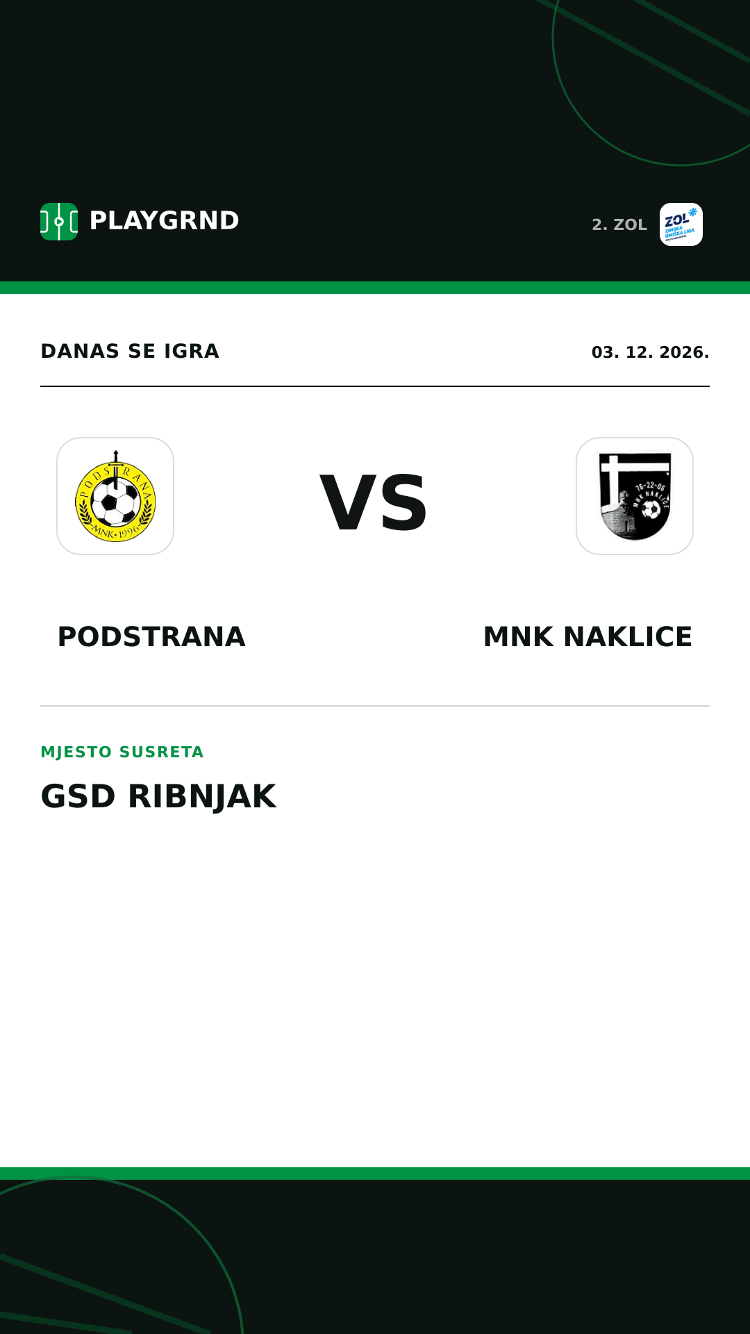 Instagram slika: Podstrana vs MNK Naklice