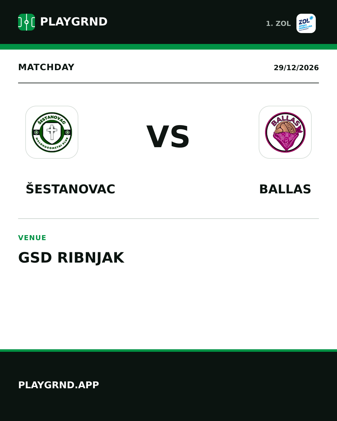 Instagram artwork: Šestanovac vs Ballas