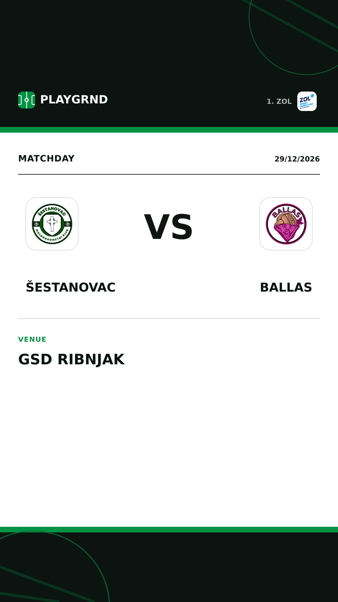 Instagram artwork: Šestanovac vs Ballas