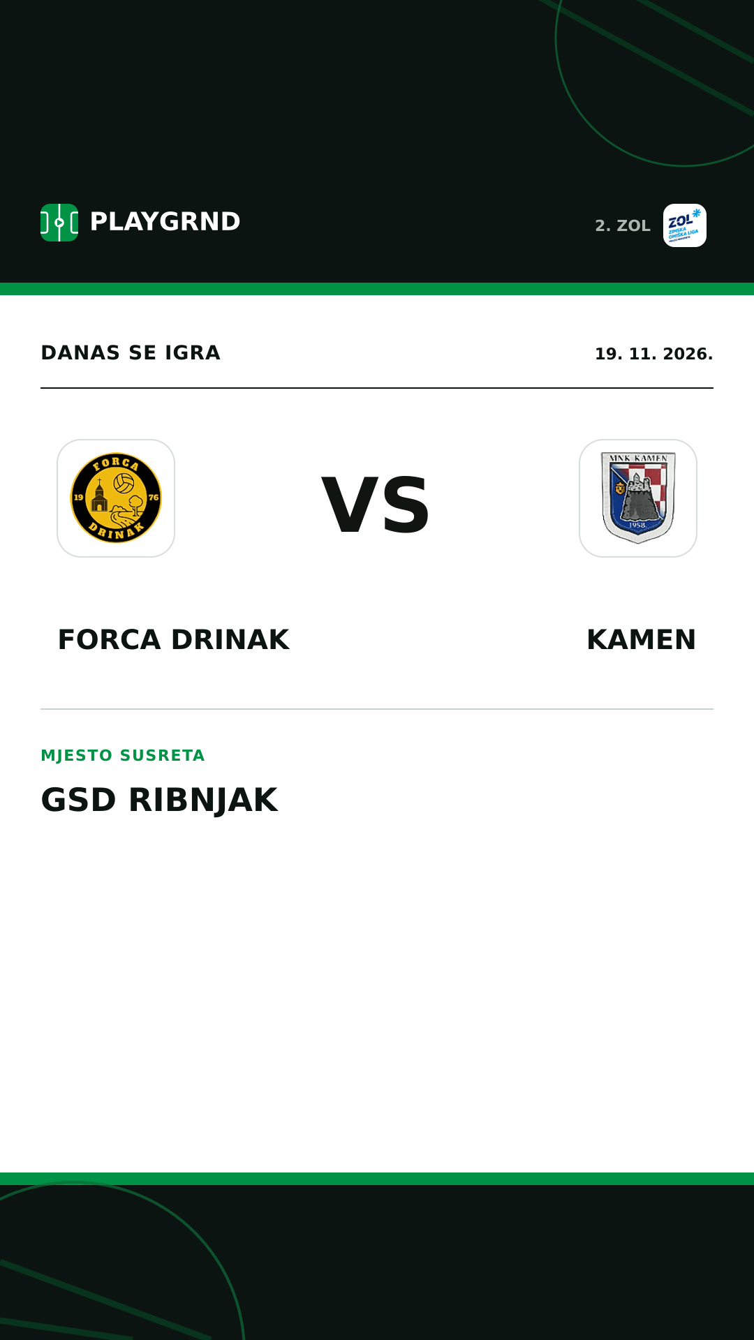 Instagram slika: Forca Drinak vs Kamen
