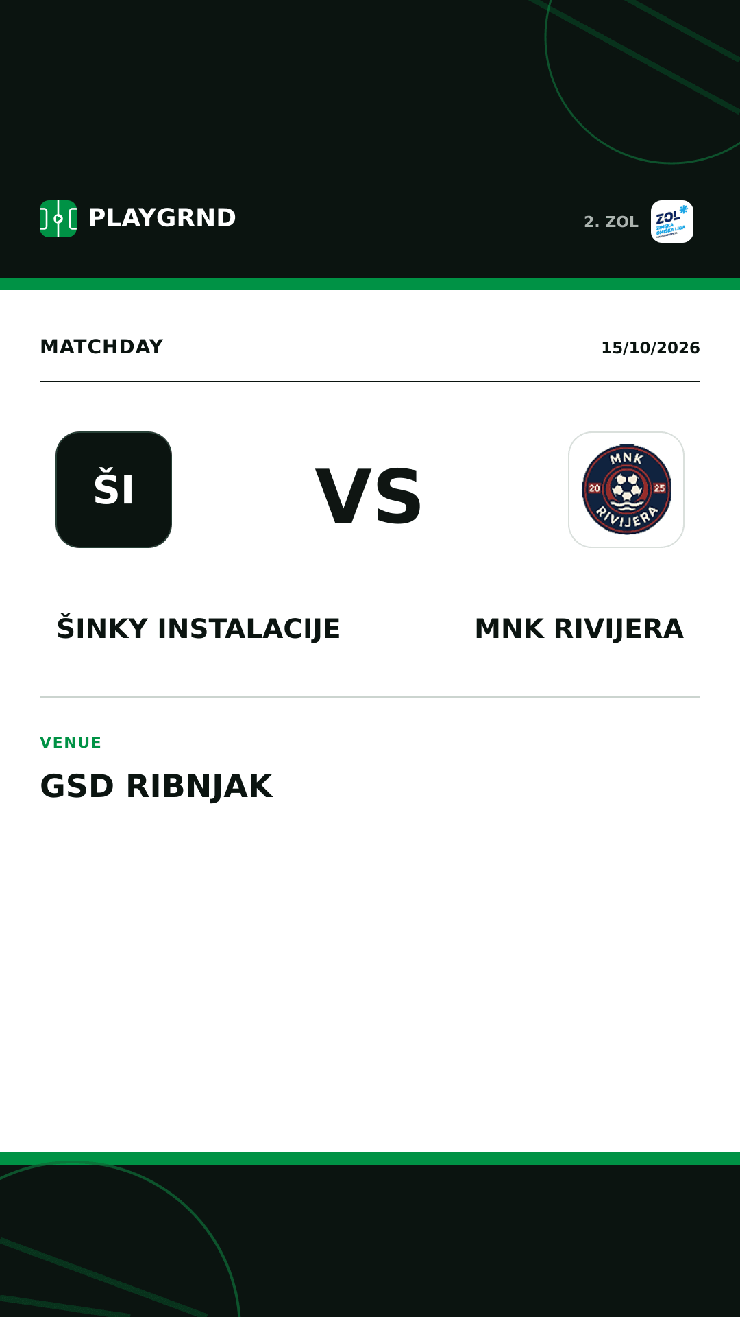 Instagram artwork: Šinky Instalacije vs MNK Rivijera