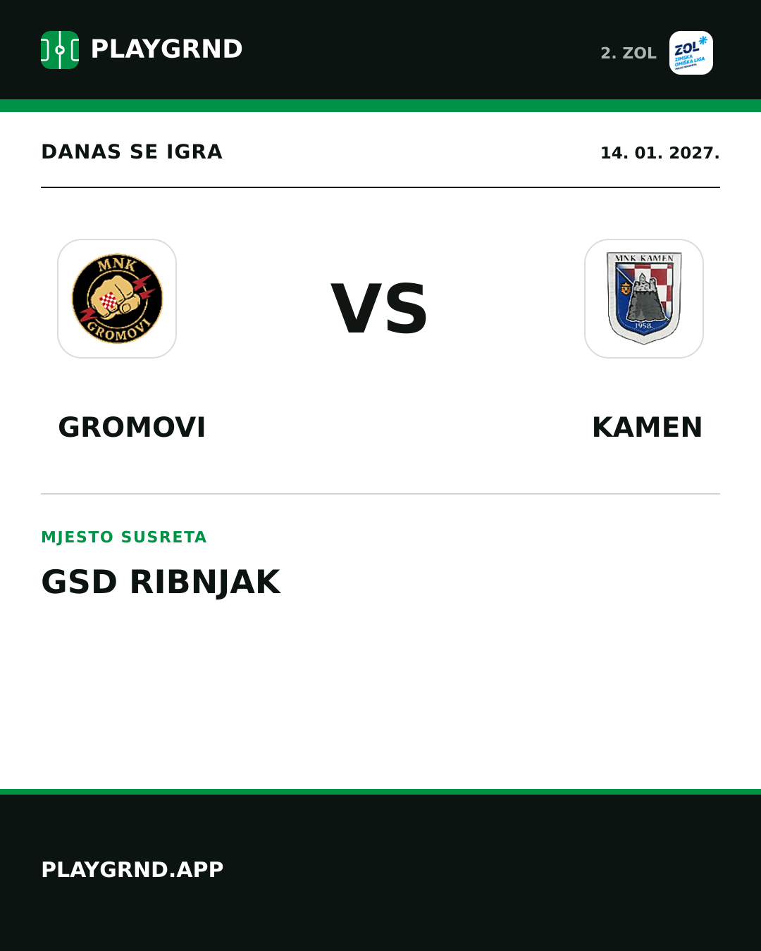 Instagram slika: Gromovi vs Kamen