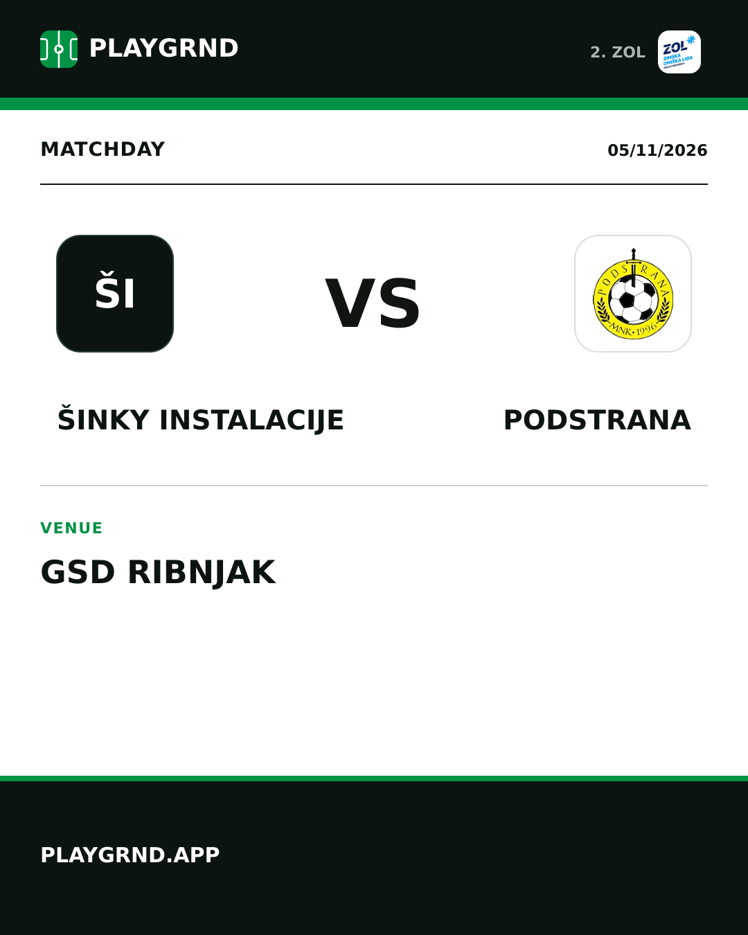 Instagram artwork: Šinky Instalacije vs Podstrana