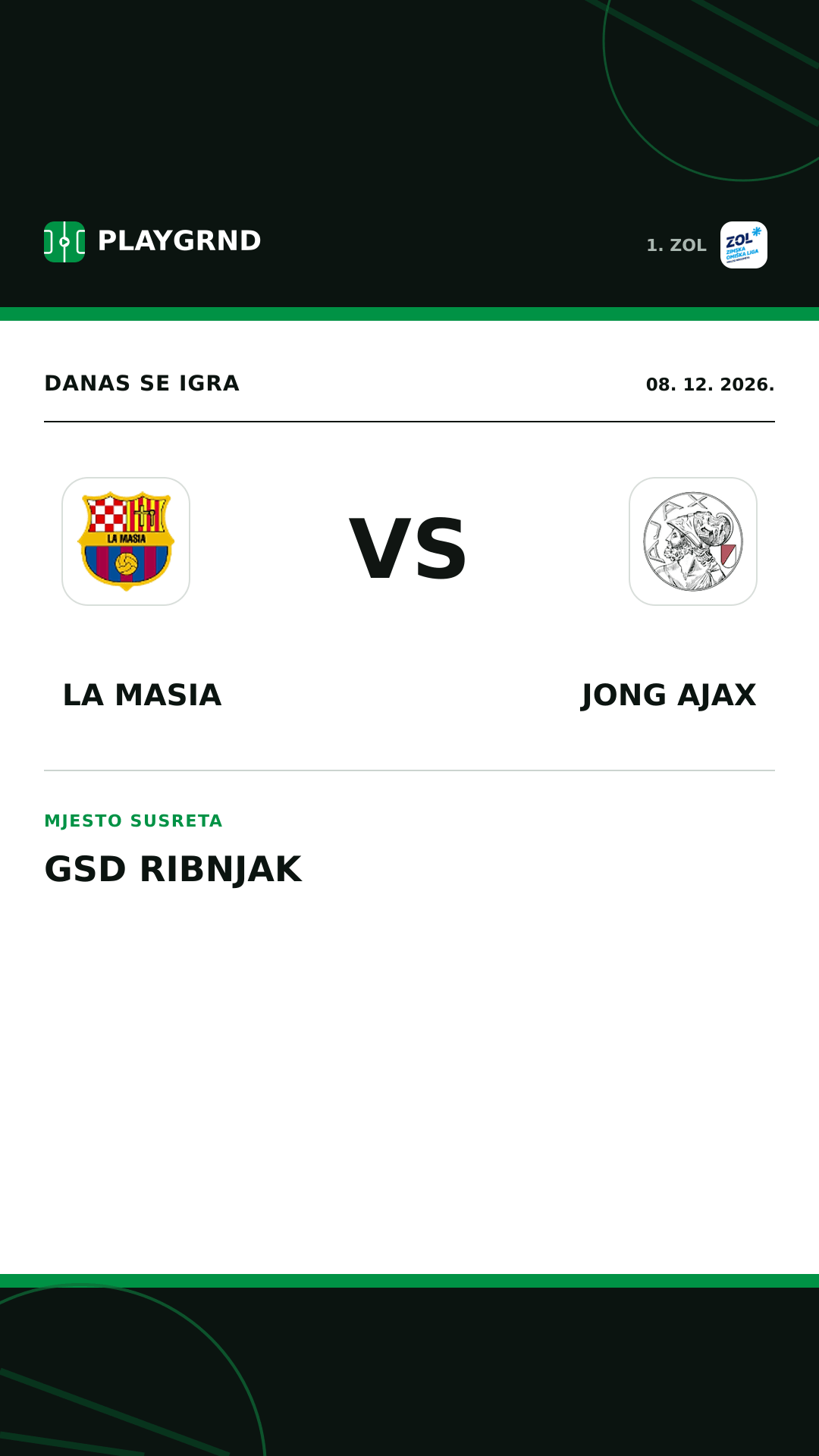 Instagram slika: La Masia vs Jong Ajax