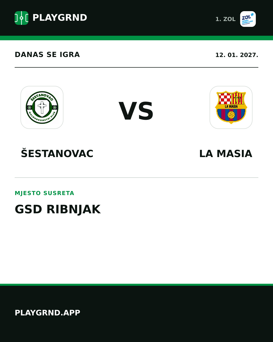 Instagram slika: Šestanovac vs La Masia