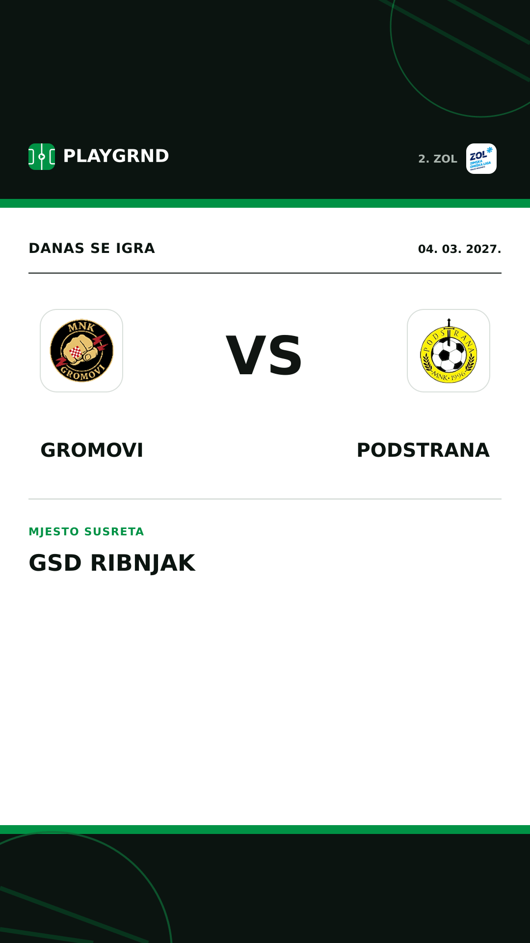 Instagram slika: Gromovi vs Podstrana