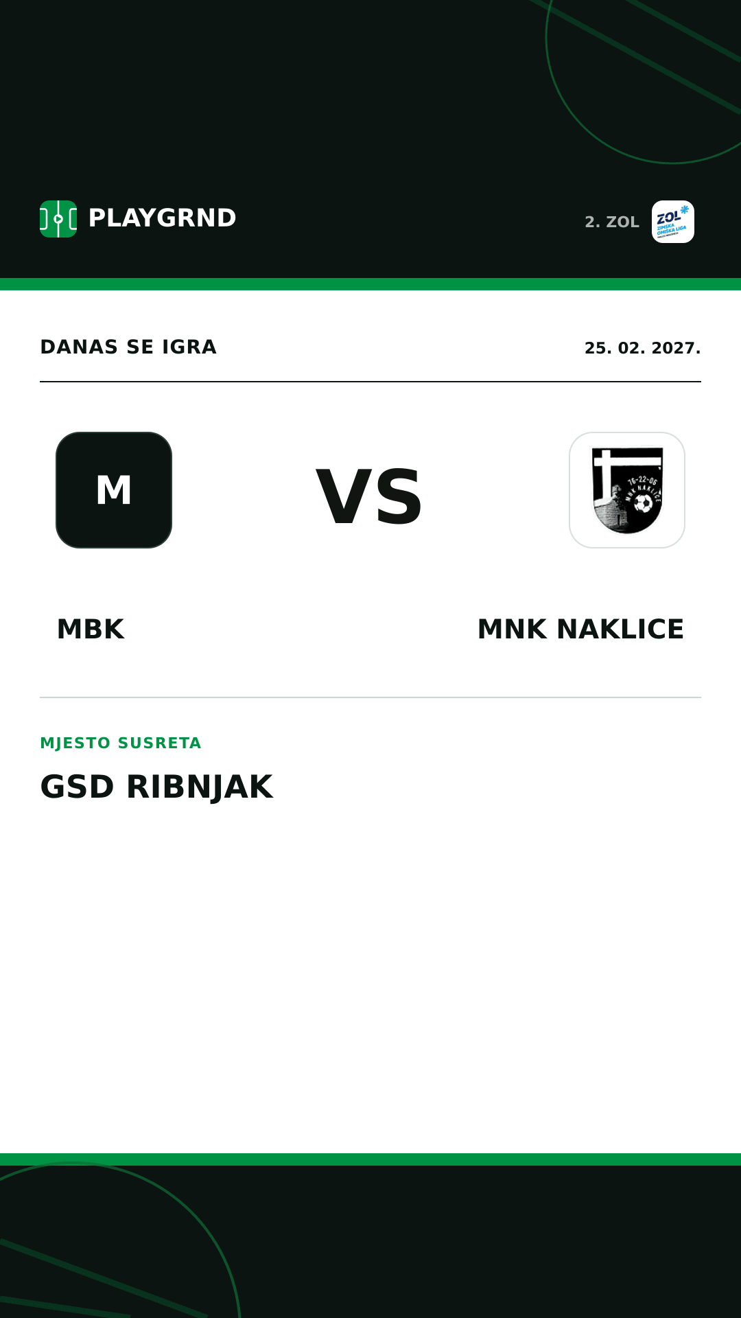 Instagram slika: MBK vs MNK Naklice