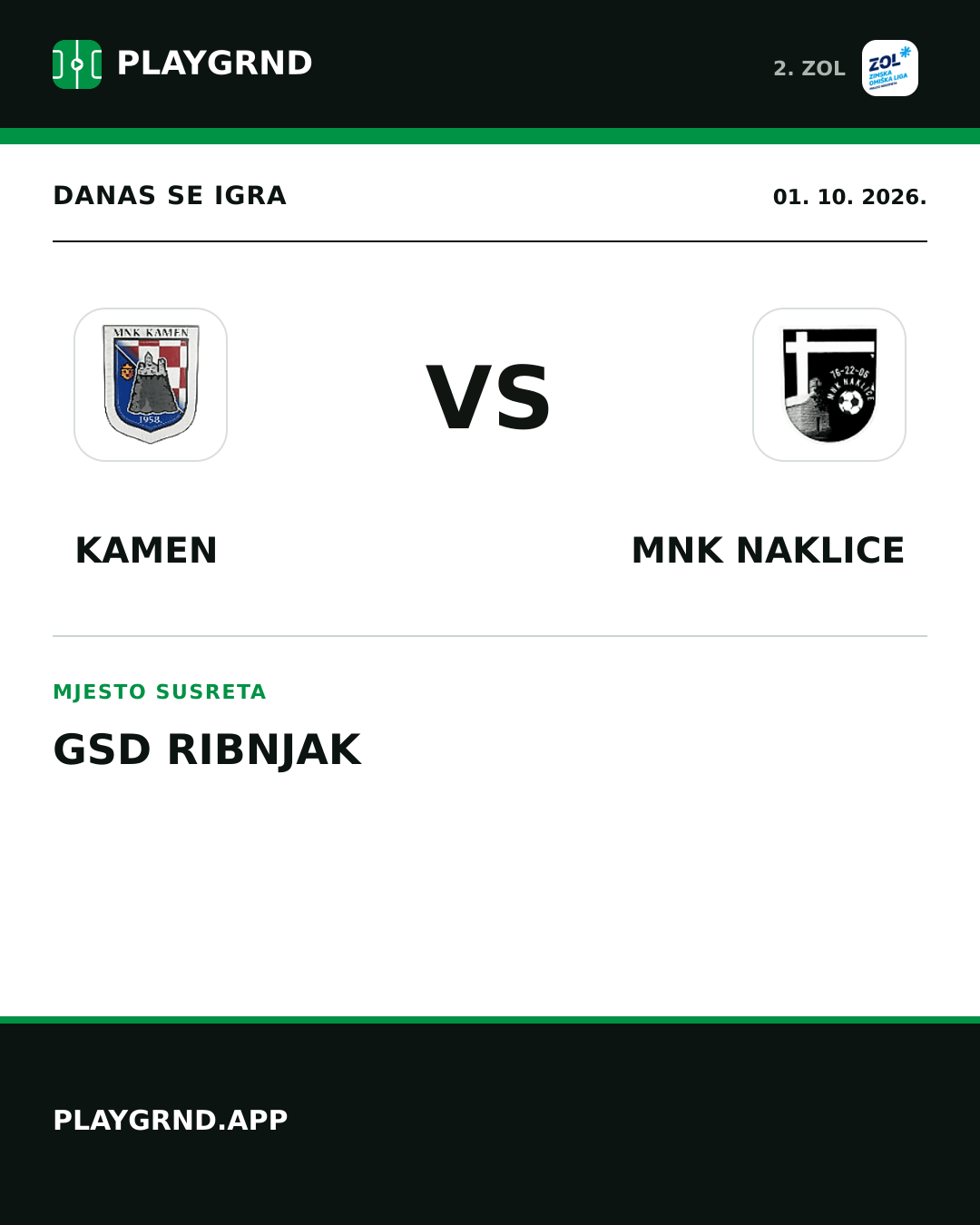 Instagram slika: Kamen vs MNK Naklice