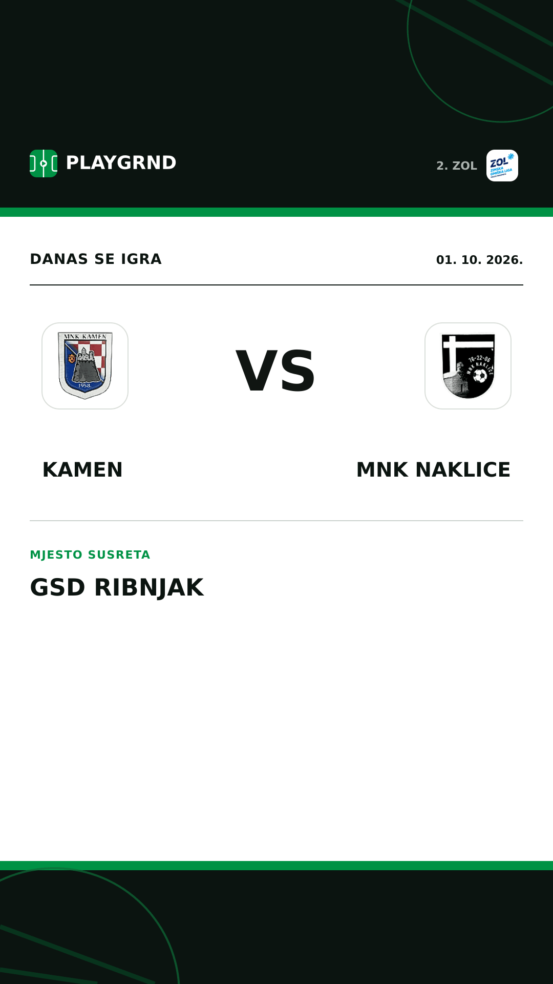 Instagram slika: Kamen vs MNK Naklice