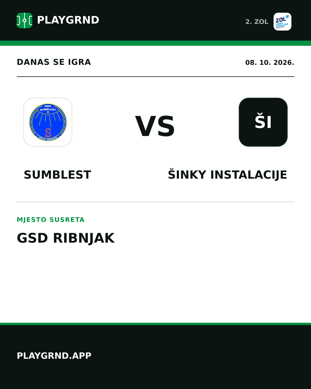 Instagram slika: Sumblest vs Šinky Instalacije