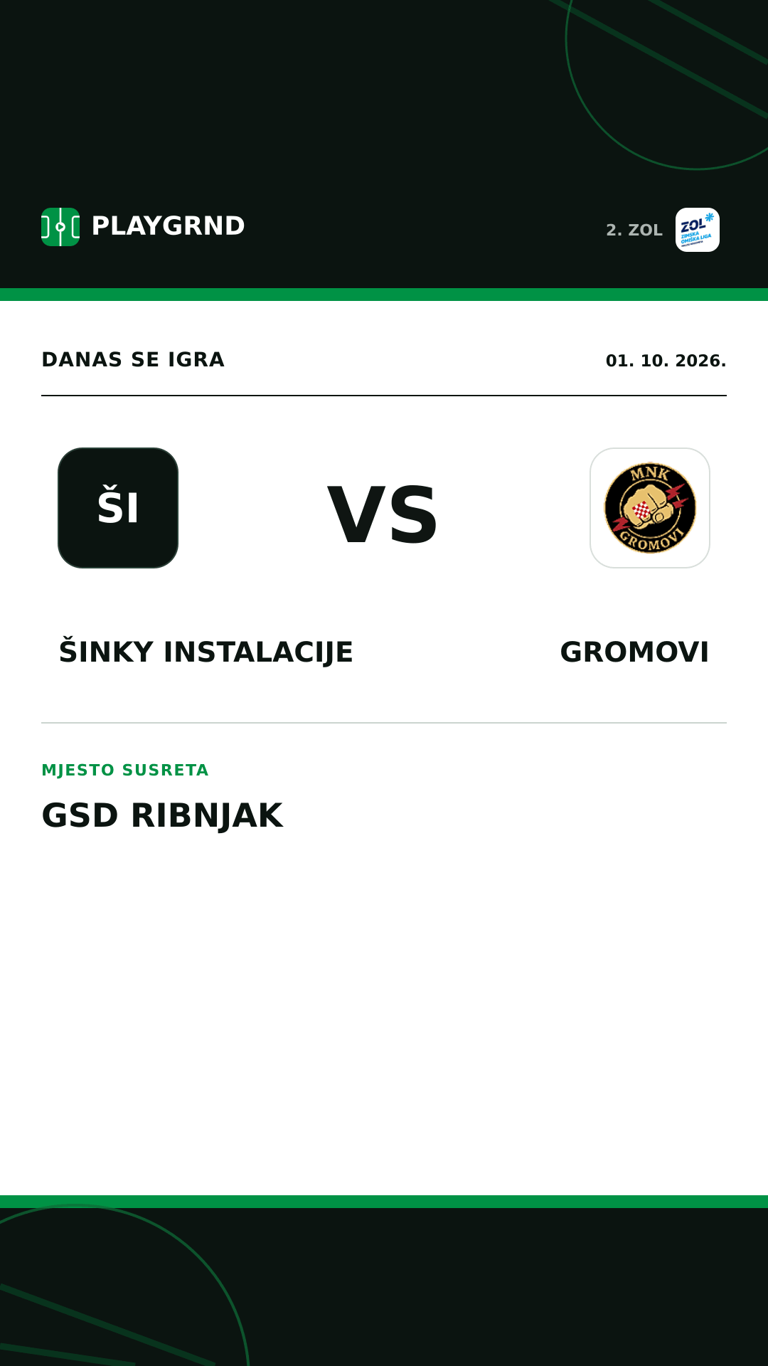Instagram slika: Šinky Instalacije vs Gromovi