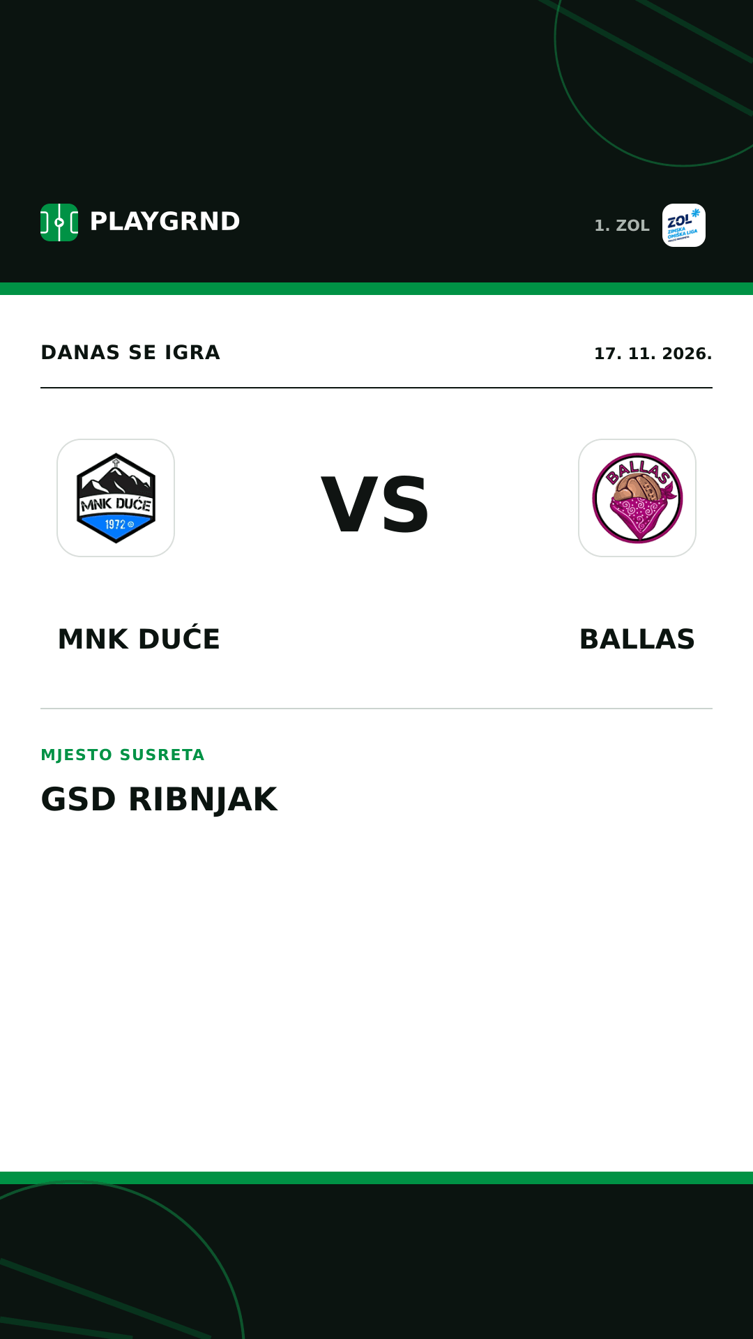 Instagram slika: MNK Duće vs Ballas