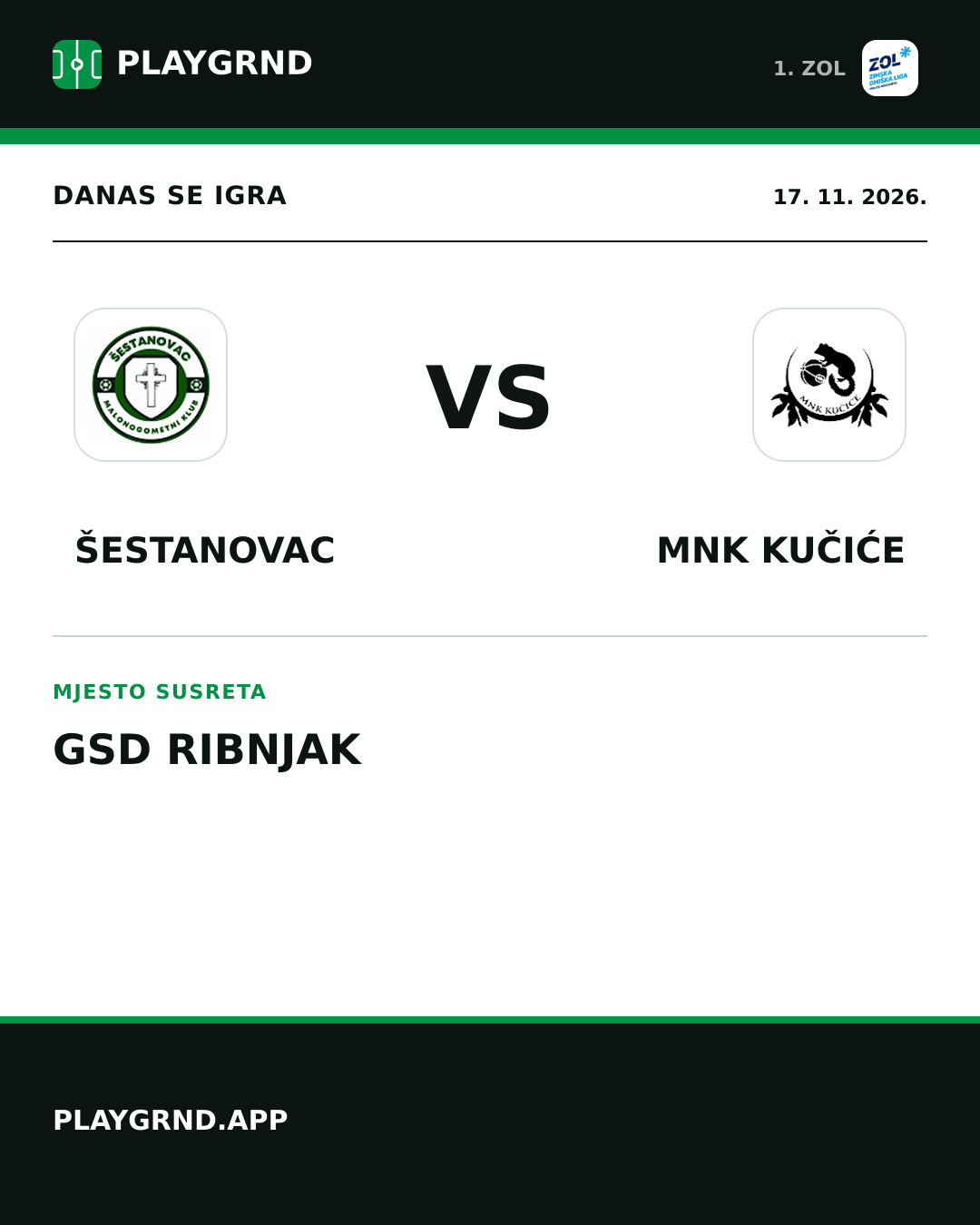 Instagram slika: Šestanovac vs MNK Kučiće