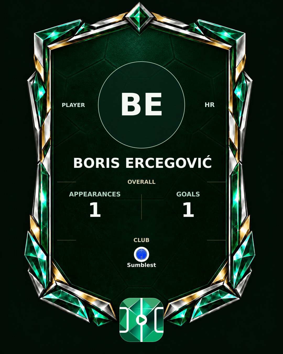 Boris Ercegović's PLAYGRND profile graphic