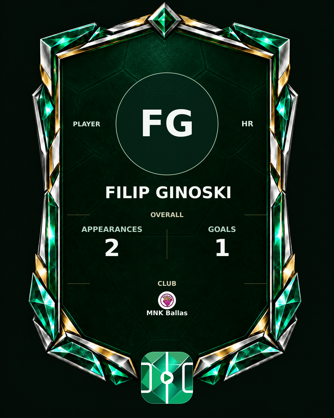 Filip Ginoski's PLAYGRND profile graphic